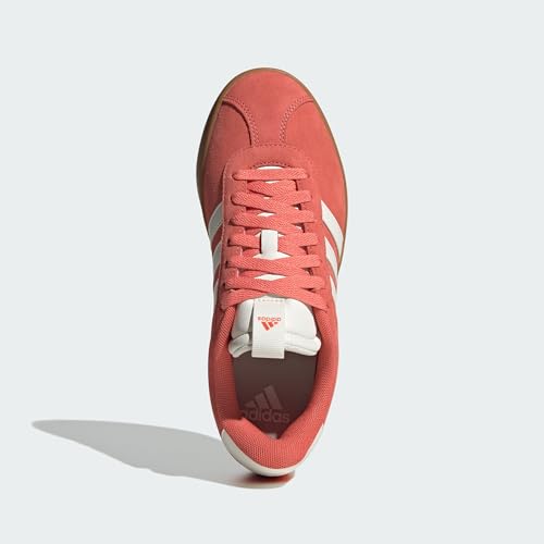 Detalle de adidas Mujer VL Court 3.0: preloved en Scarlet/Core White/Bright Red, talla 41 1/3 EU