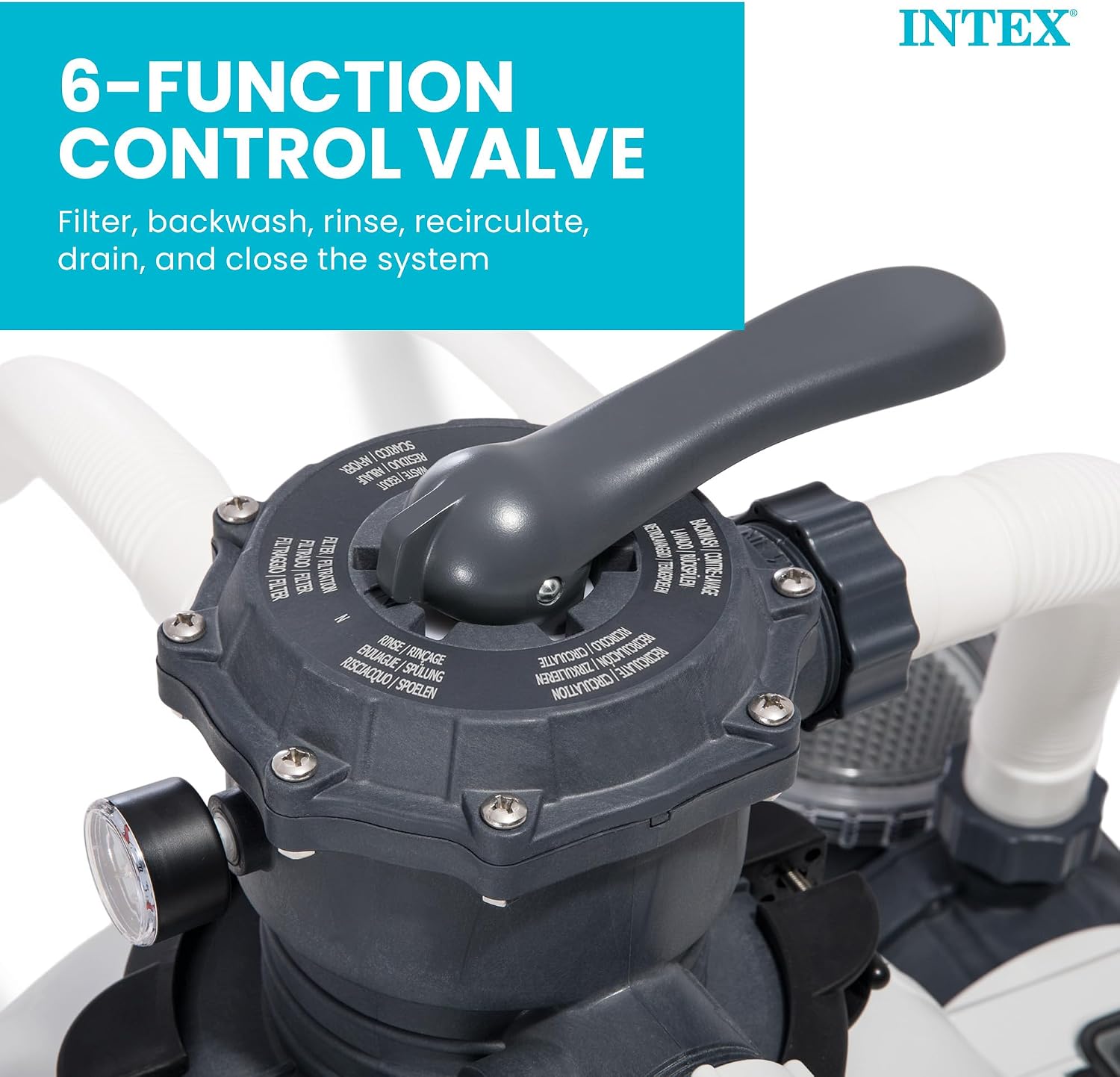 Thumbnail 3 de INTEX Krystal Clear 2,800 GPH Sand Pump