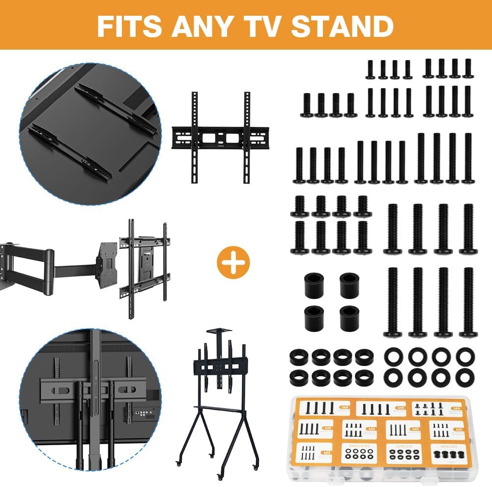 Detalle de Flintronic Vis de Support TV 68 pièces pour 80"