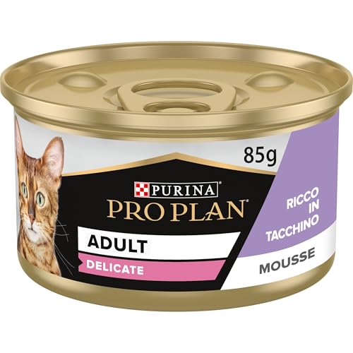 Detalle 2 de Purina Pro Plan Comida Húmeda Delicate Pavo 24 latas 🐱