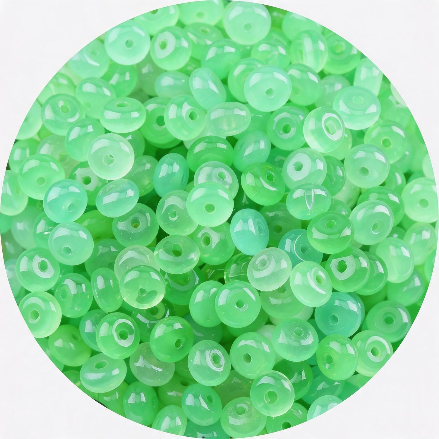 Detalle de Glass Rondelle Beads 3x6mm