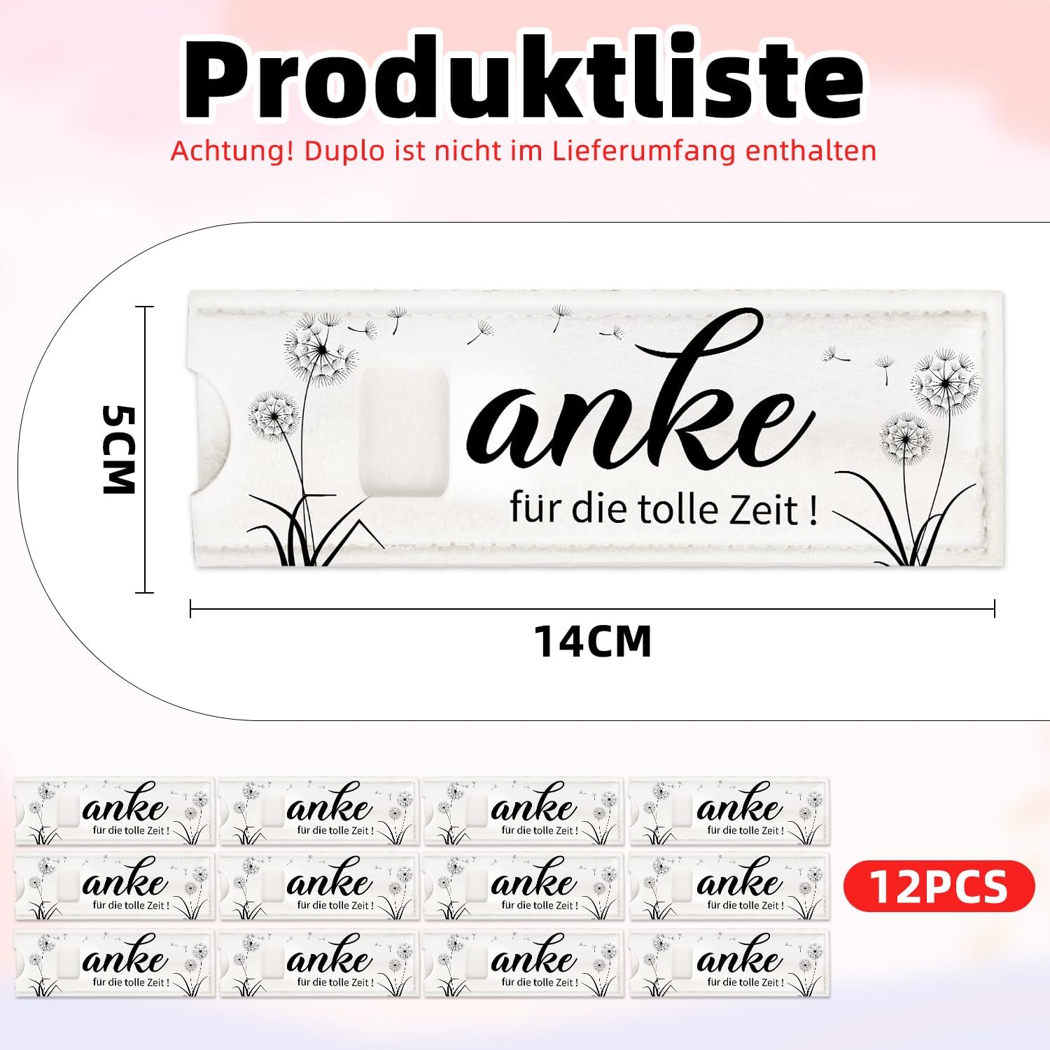 Thumbnail 5 de Giftota 12pcs Dankeschön Geschenke 🎁