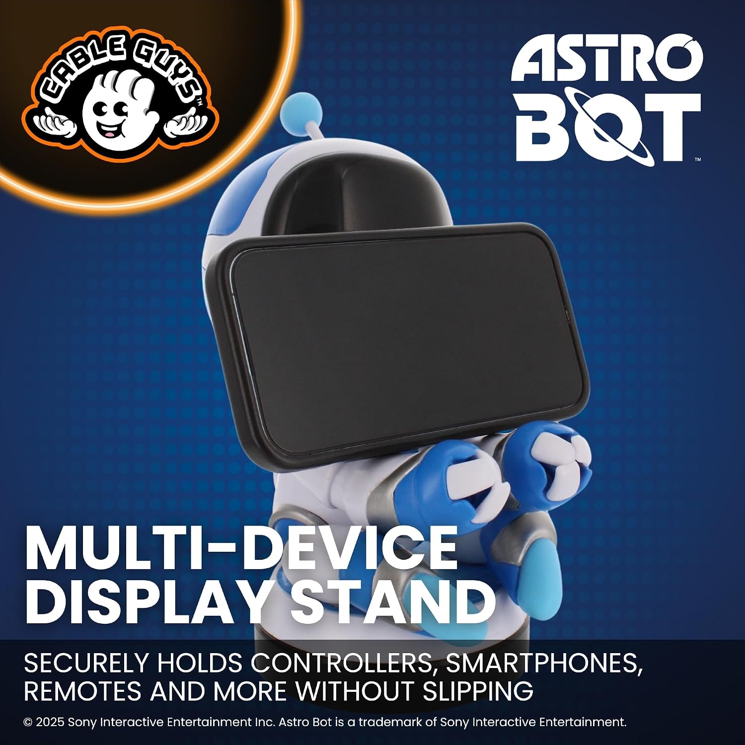 Detalle 2 de Cable Guys Sony Astro Bot Support Manette et Porte Téléphone – Accessoire gaming officiel pour bureau et setup