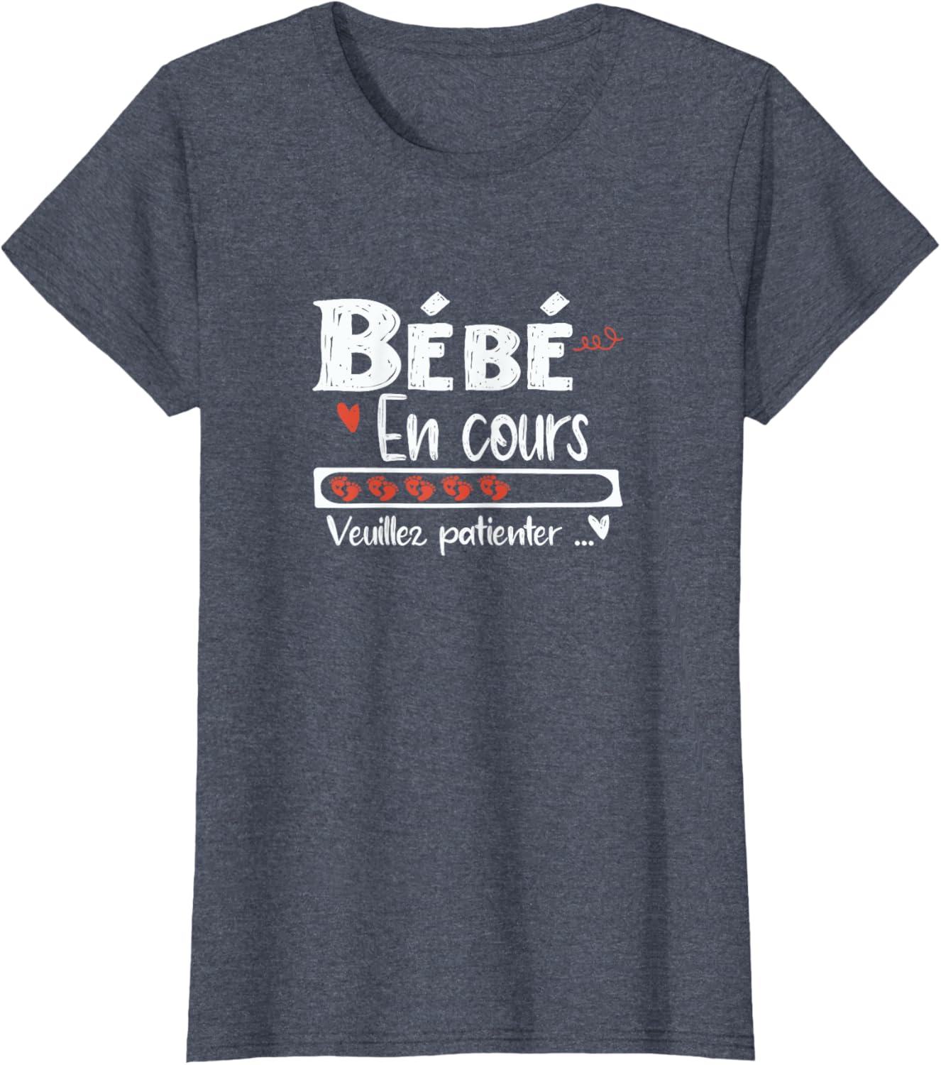 Detalle de Bébé en Cours – T-shirt annonce grossesse femme enceinte