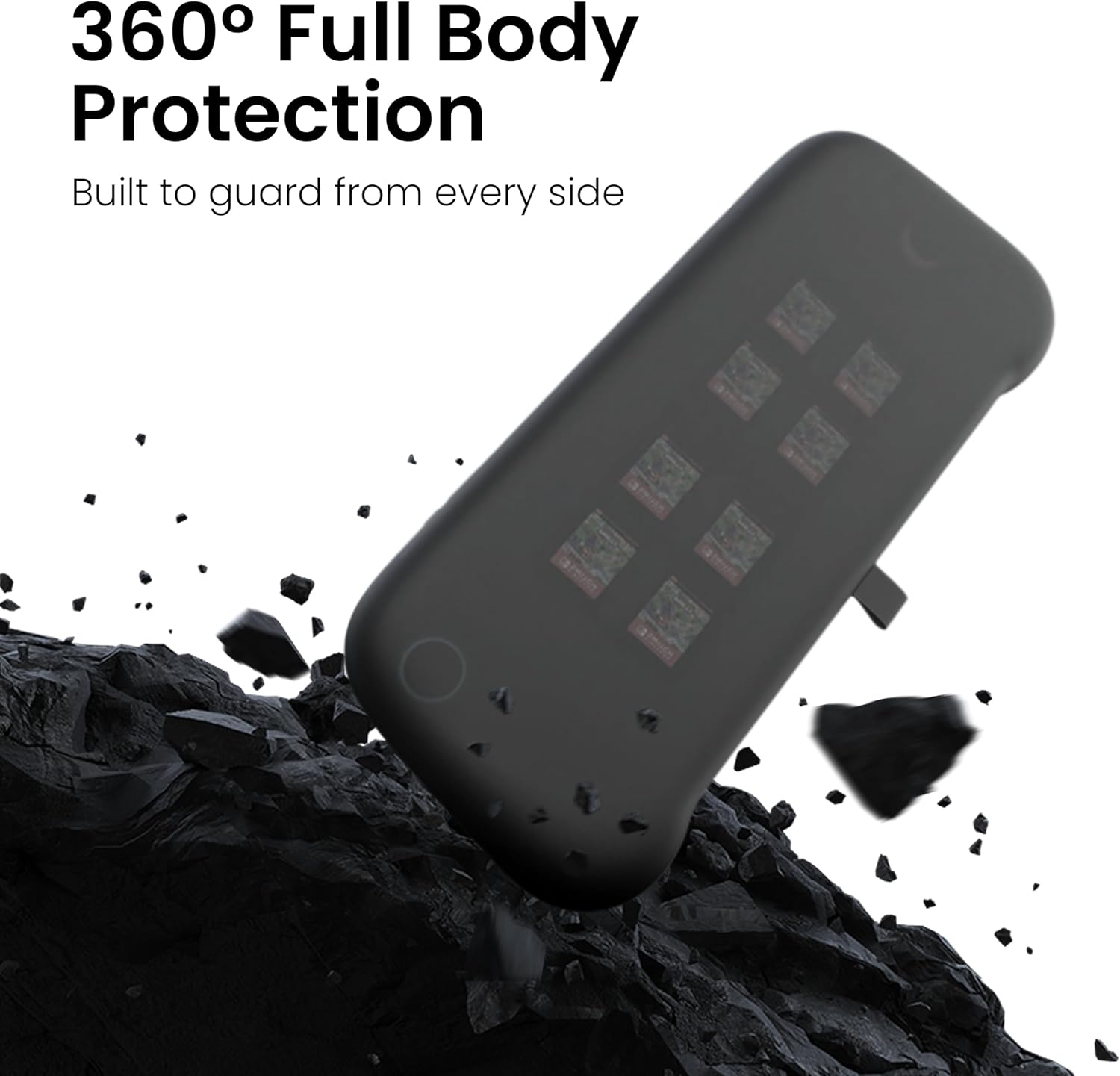 Detalle de KIWIHOME P2 Armor Case for Switch 2 with Front Cover & Screen Protector – Full-Body Protection Kit
