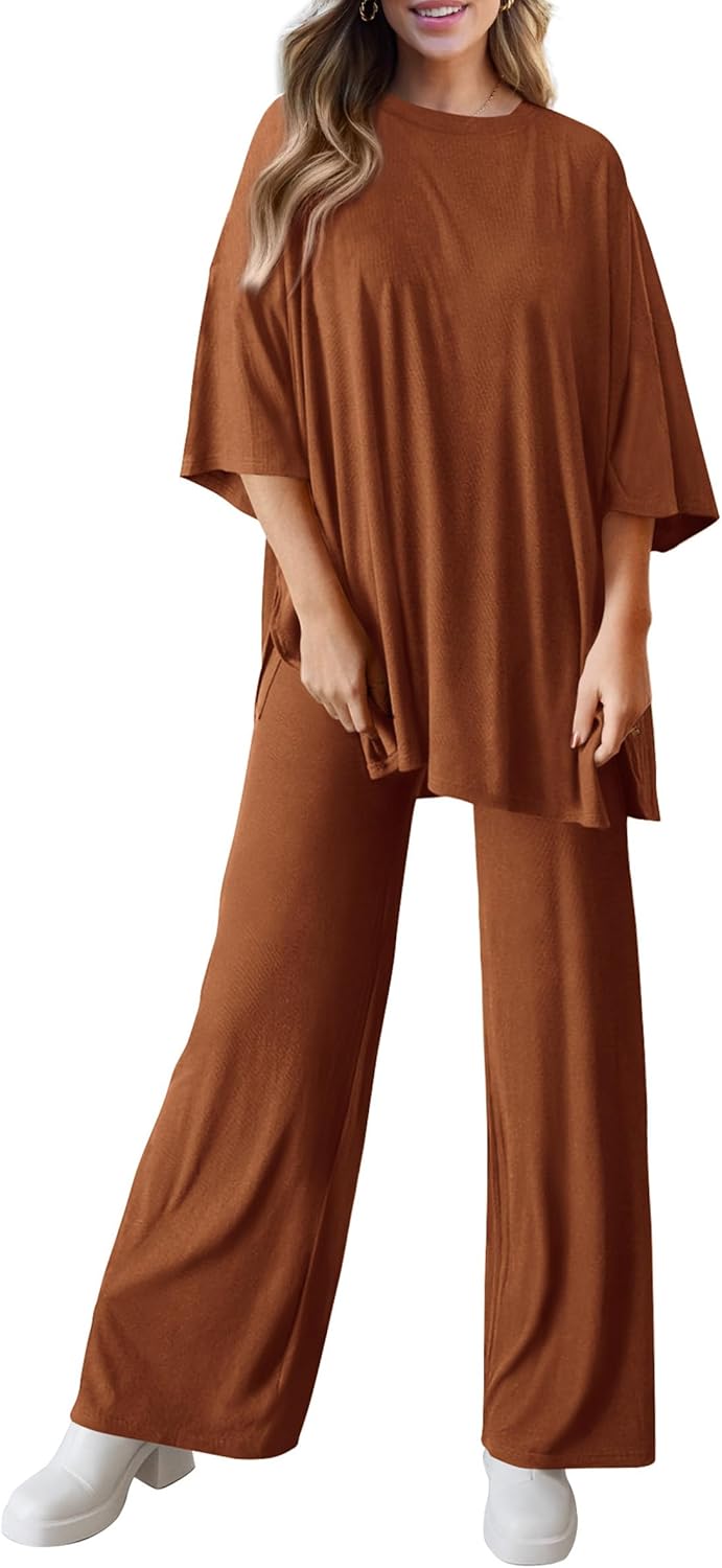 Thumbnail 4 de PRETTYGARDEN Two Piece Sets for Women: Summer Lounge Set with Two-Piece Knit Tracksuit