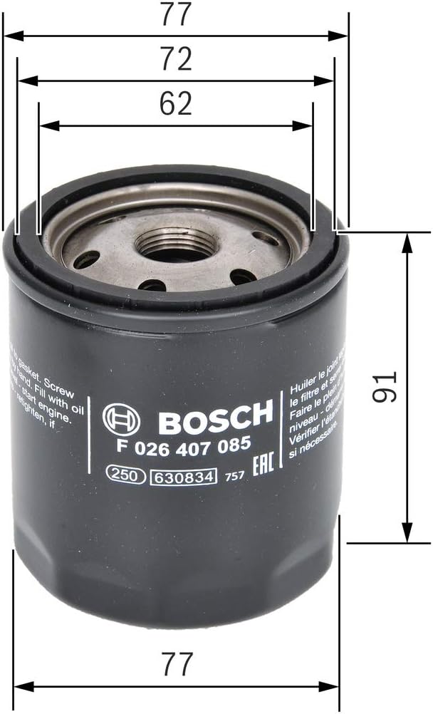 Thumbnail 1 de Bosch P7085 filtro olio: ricambio per lubrificazione affidabile