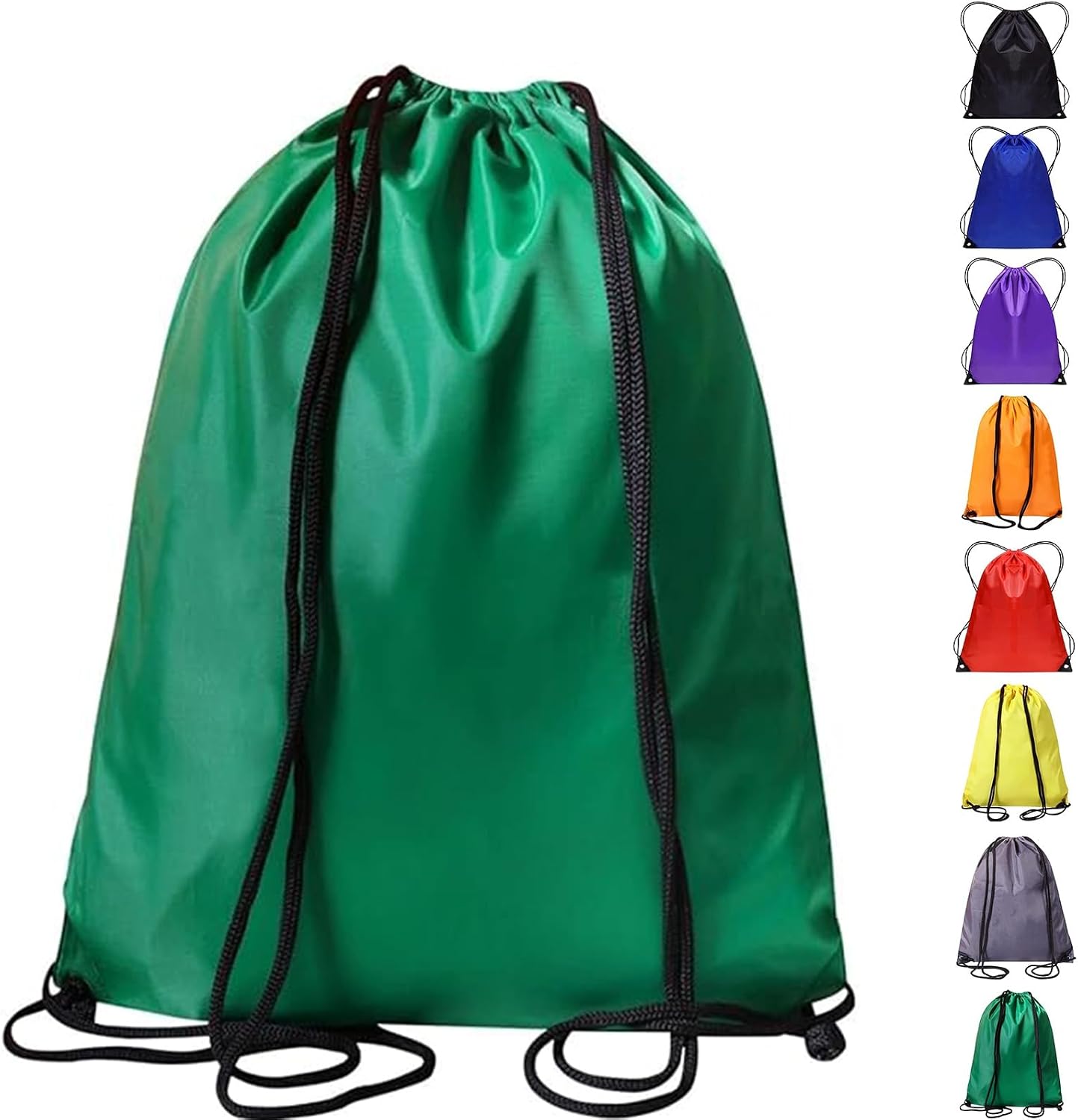 Detalle de WESTWOOD FOX gymtas met trekkoord, 4 liter, opvouwbaar en groen