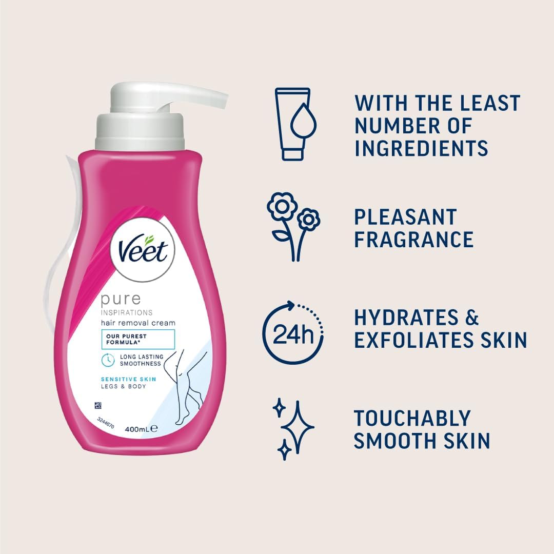 Detalle 1 de Veet Pure Hair Removal Cream 400ml