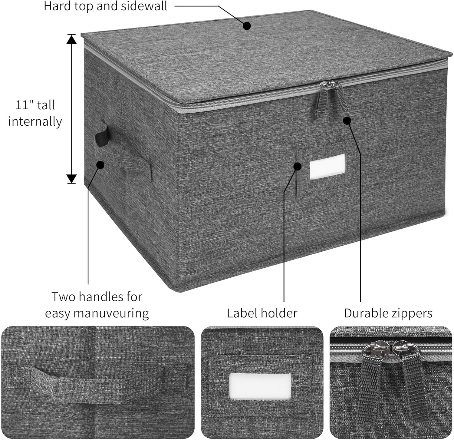 Thumbnail 1 de Stemware Storage Cases 12-Pack Grey