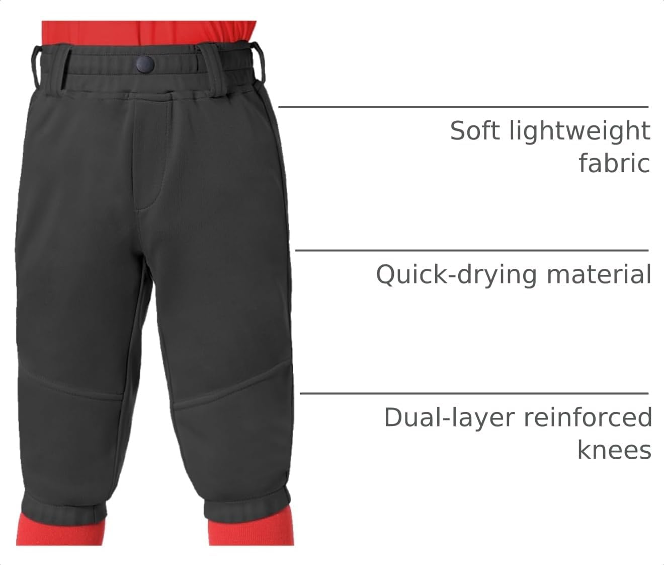 Detalle 2 de MIVEI Knicker Baseball Pants 2T-7T