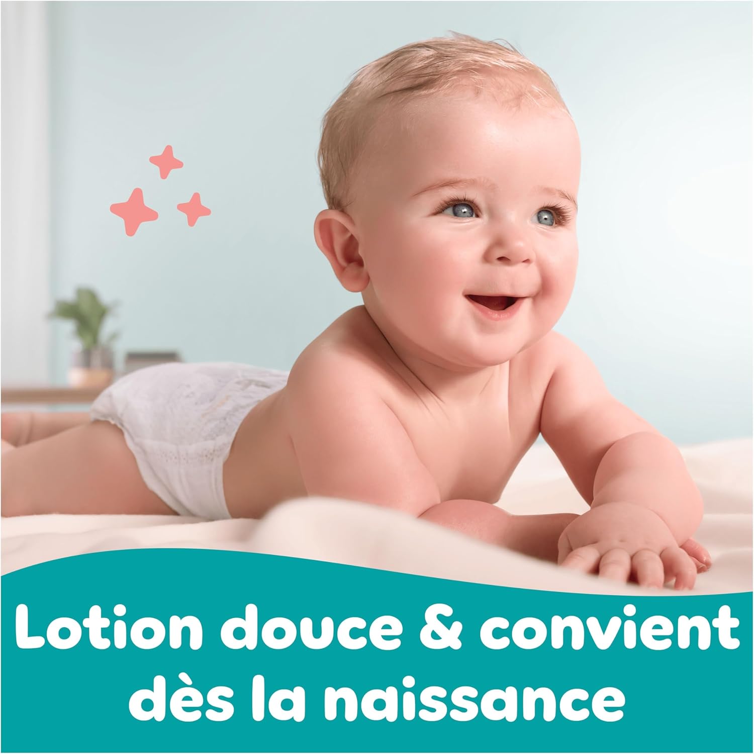 Thumbnail 3 de Pampers Sensitive Lingettes Pour Bébé — lingettes 2 en 1 nettoie et protège, dès la naissance