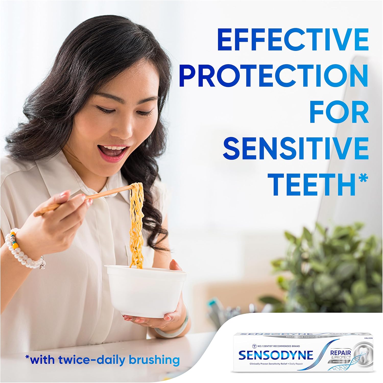 Detalle 2 de Sensodyne Repair and Protect Toothpaste 75 ml toothpaste 🪥