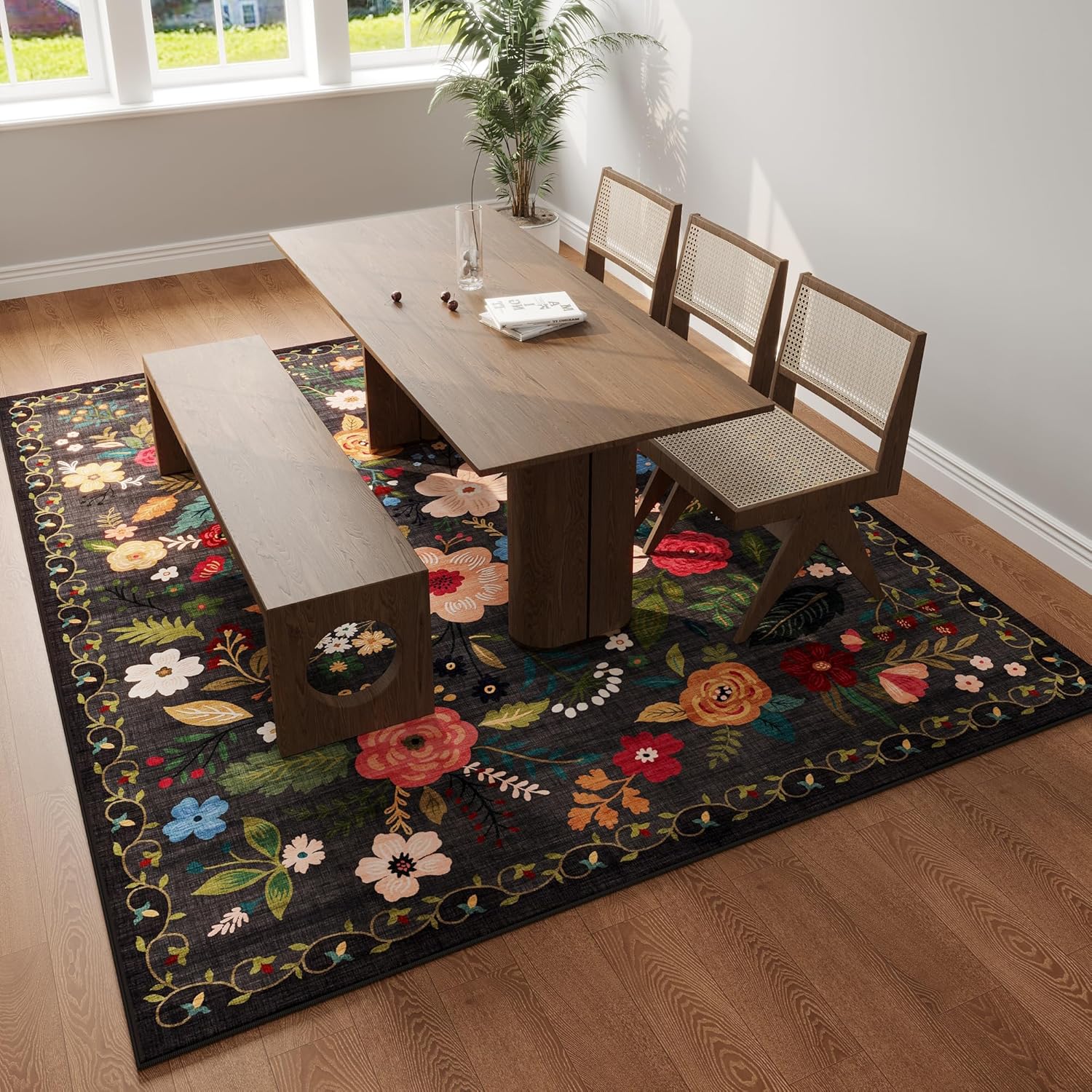 Thumbnail 5 de Rugcomf Area Rugs 8x10 Washable Boho Rug 🛋