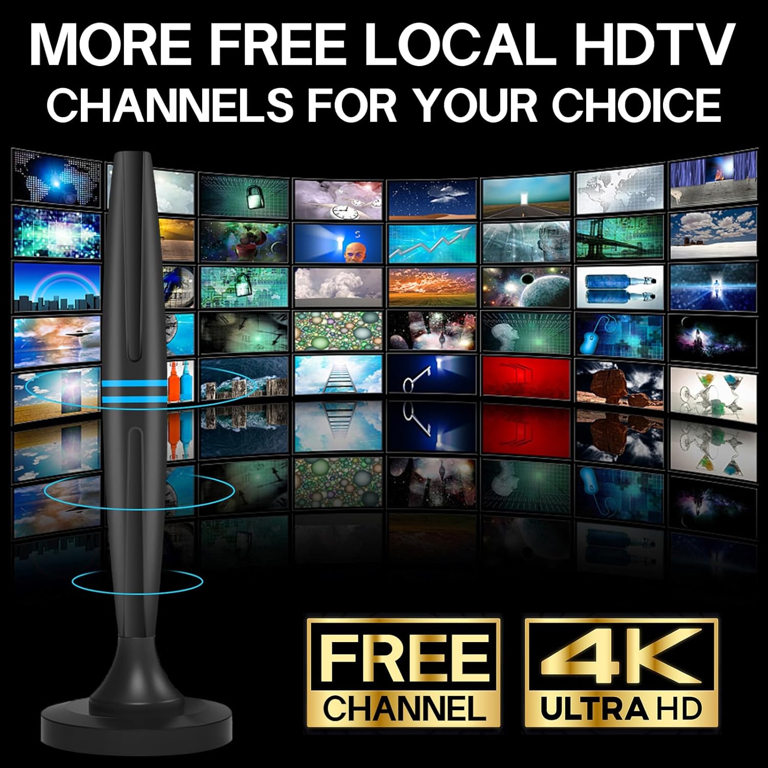 Thumbnail 4 de CNMTCCO Indoor TV Aerial 250‑mile range