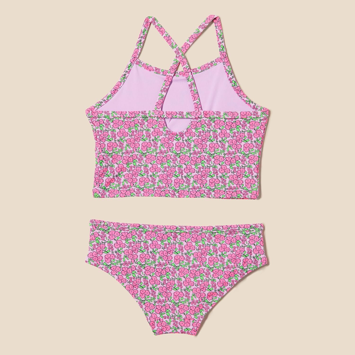 Thumbnail 2 de Mädchen Tankini-Set Amazon Essentials – figurbetontes Schwimmset mit schnell trocknendem Stoff