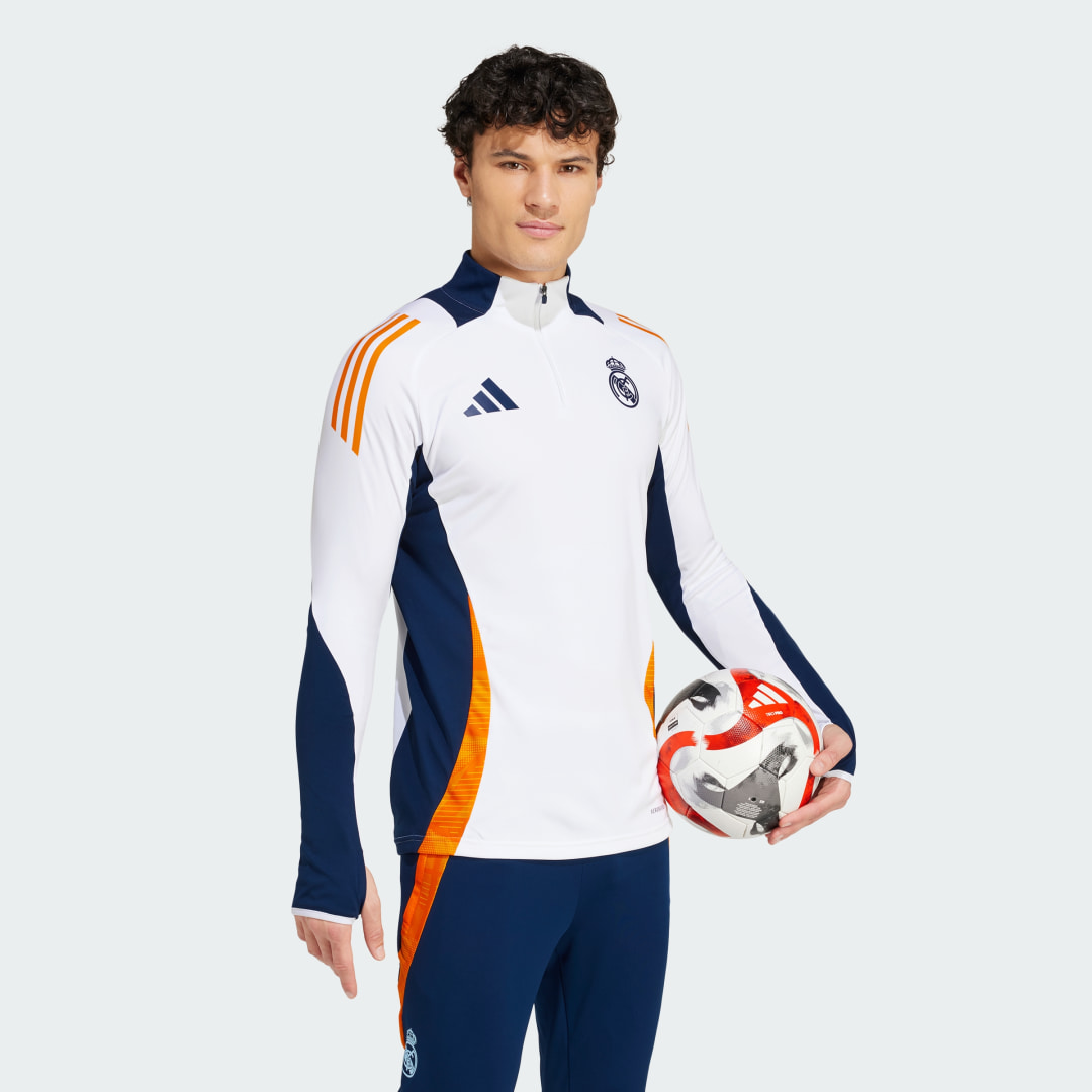 Detalle de Sudadera entrenamiento Real Madrid Tiro 24 Competition de Adidas