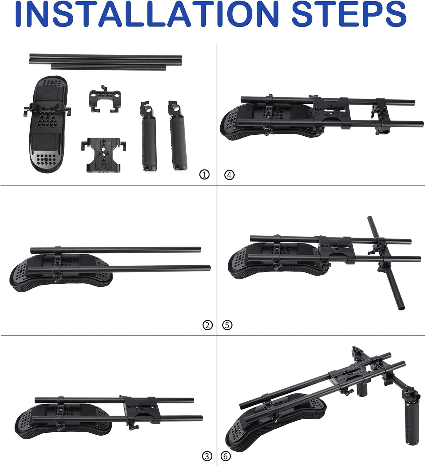 Thumbnail 4 de NICEYRIG Camera Shoulder Rig 435