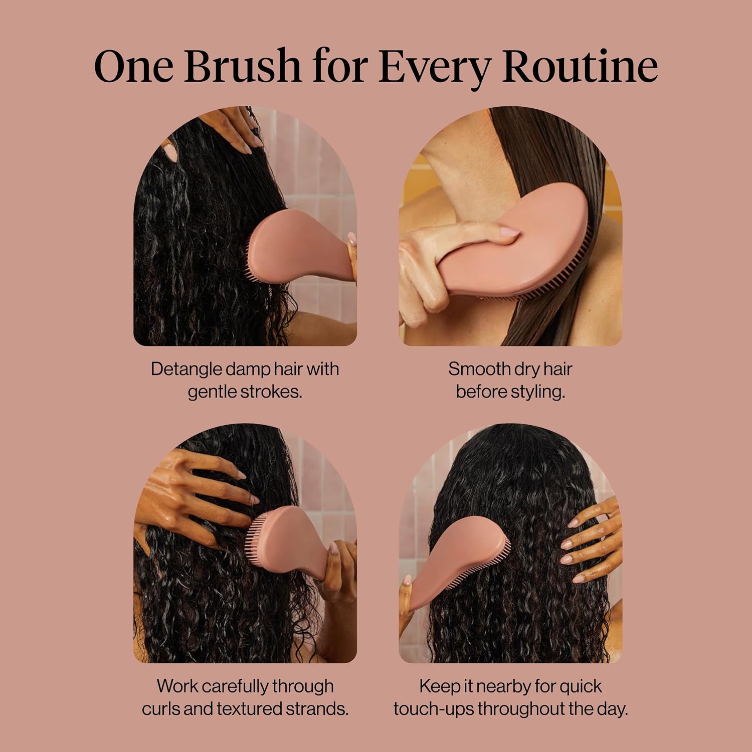 Thumbnail 5 de Kitsch Detangler Brush Terracotta