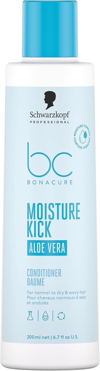 Detalle de Schwarzkopf Professional Bonacure Moisture Kick Conditioner for Normal to Dry Hair – 200 ml