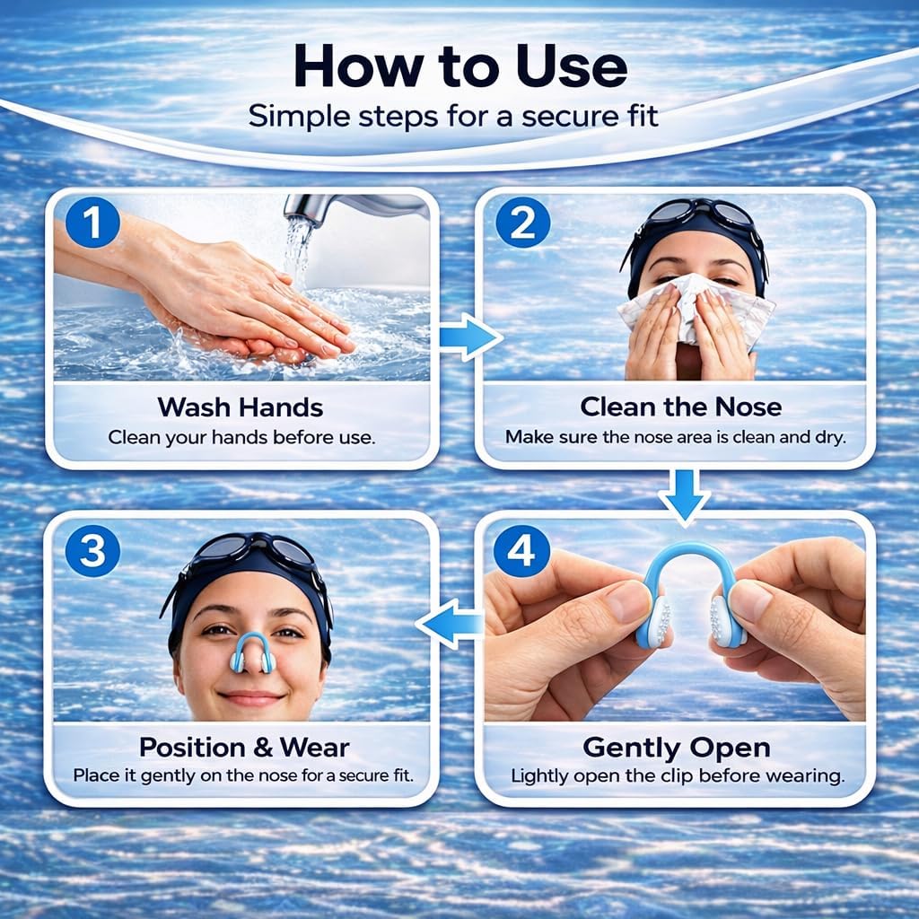 Thumbnail 5 de STSAIL Tappanaso per Piscina – Set da 10 tappini in silicone, adatto a adulti e bambini oltre 7 anni