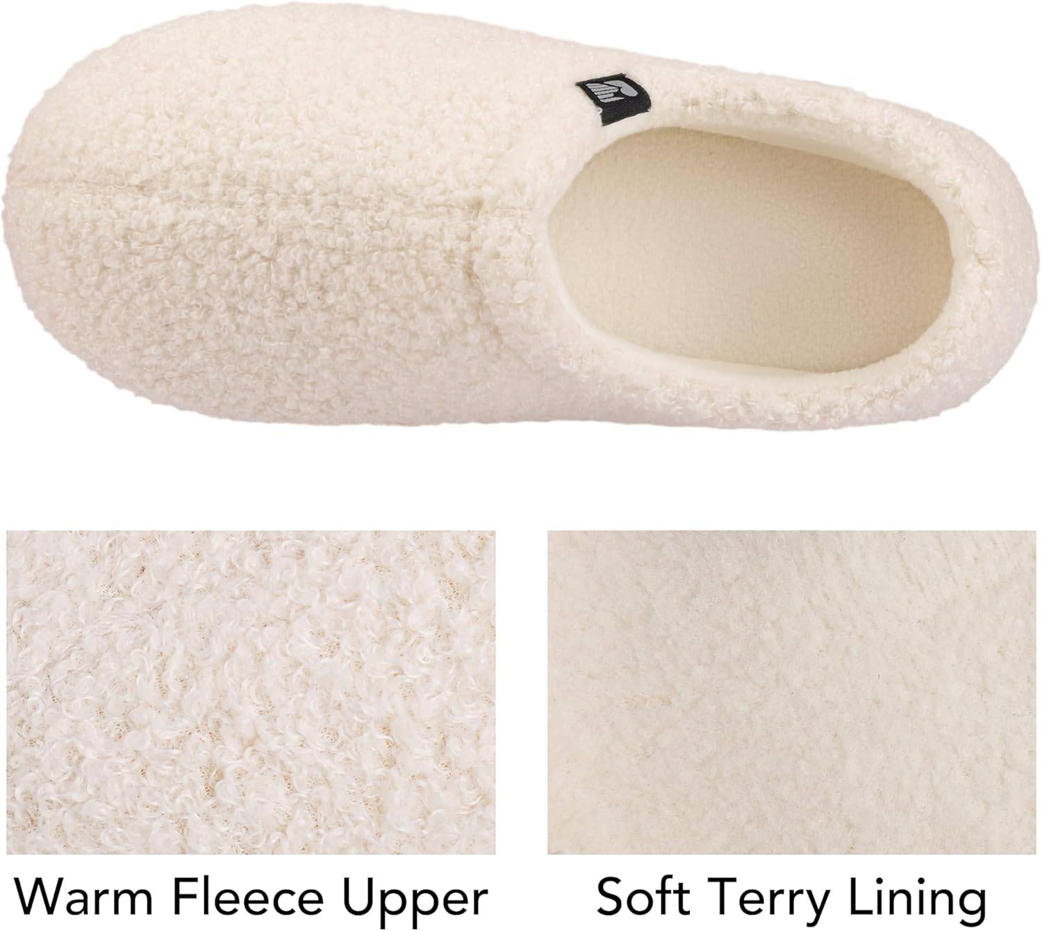 Thumbnail 4 de RockDove Women's Teddy Fleece Closed Back Slippers