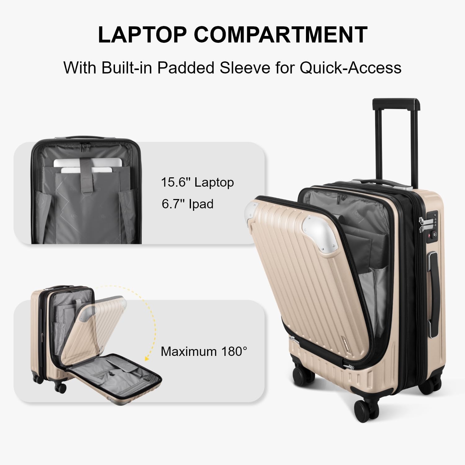Detalle de LEVEL8 Valise cabine 55x37x25CM