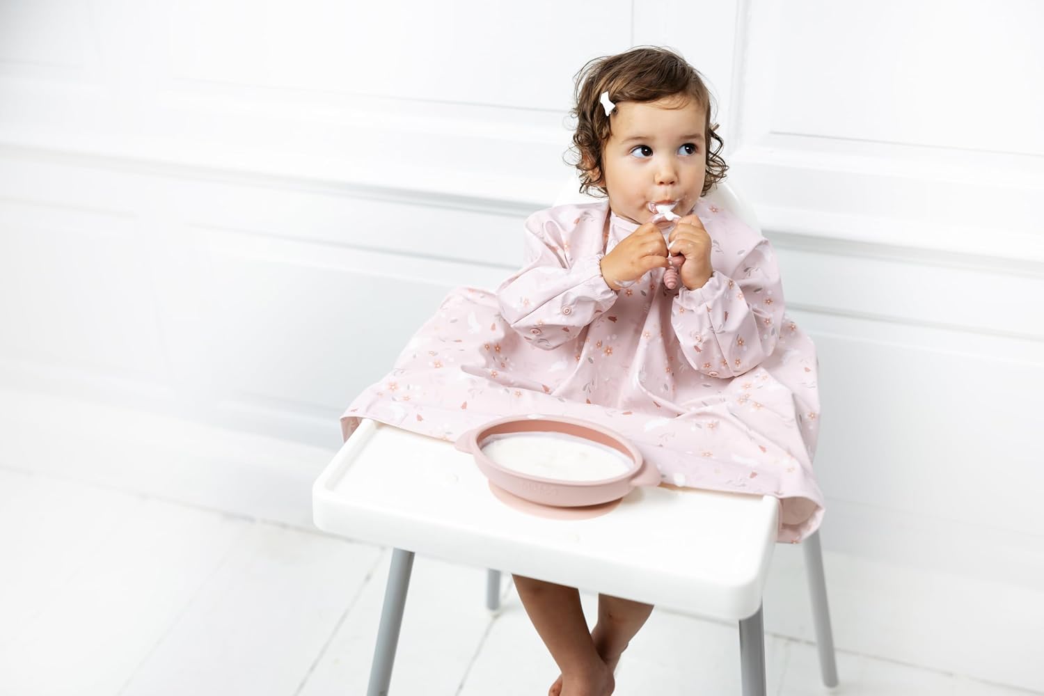 Detalle 2 de BIBaDO Long Sleeve Baby Bibs – Coverall Weaning Bib for 6–36 Months