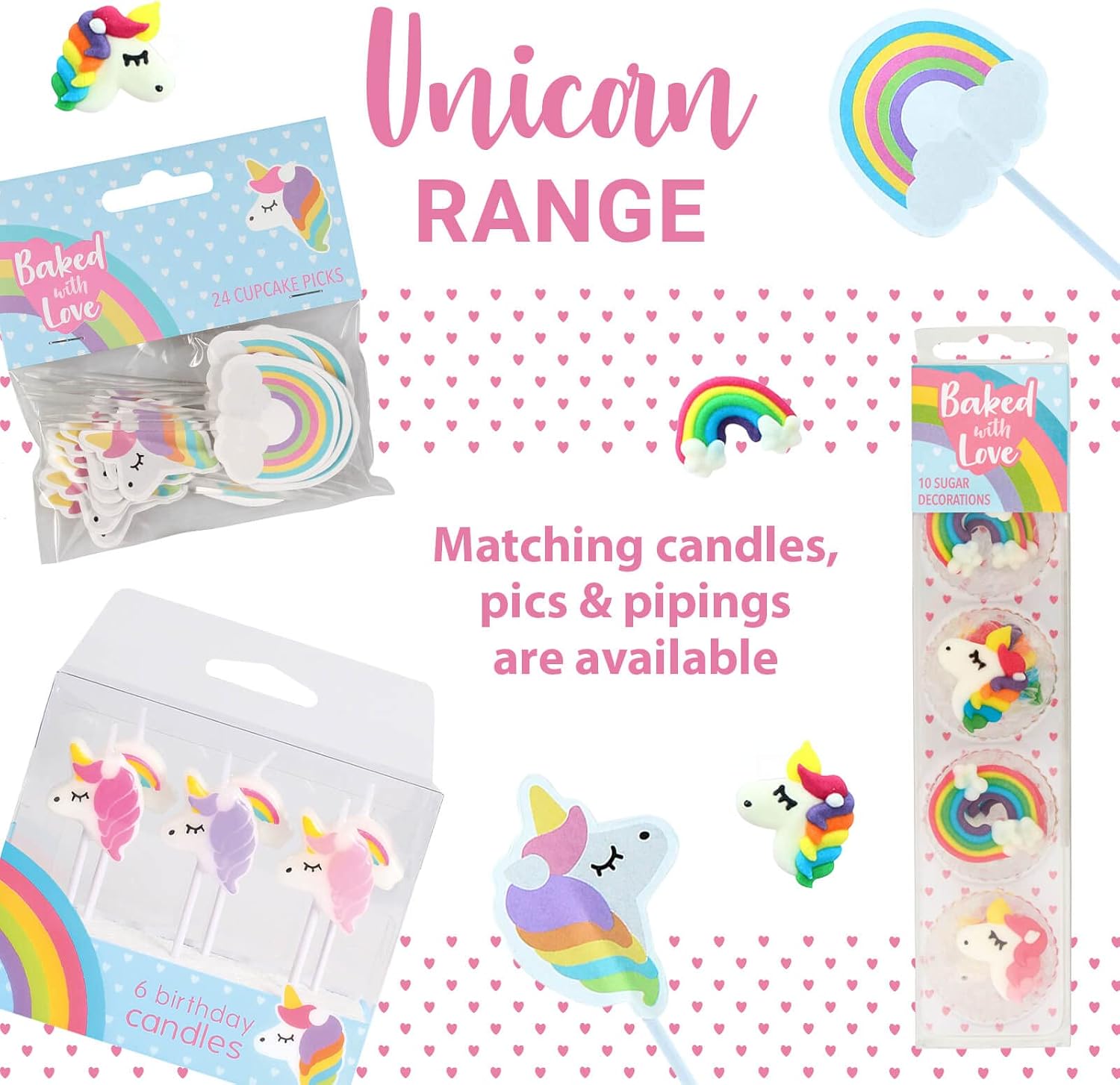 Thumbnail 5 de Baked With Love Unicorn Cupcake Cases