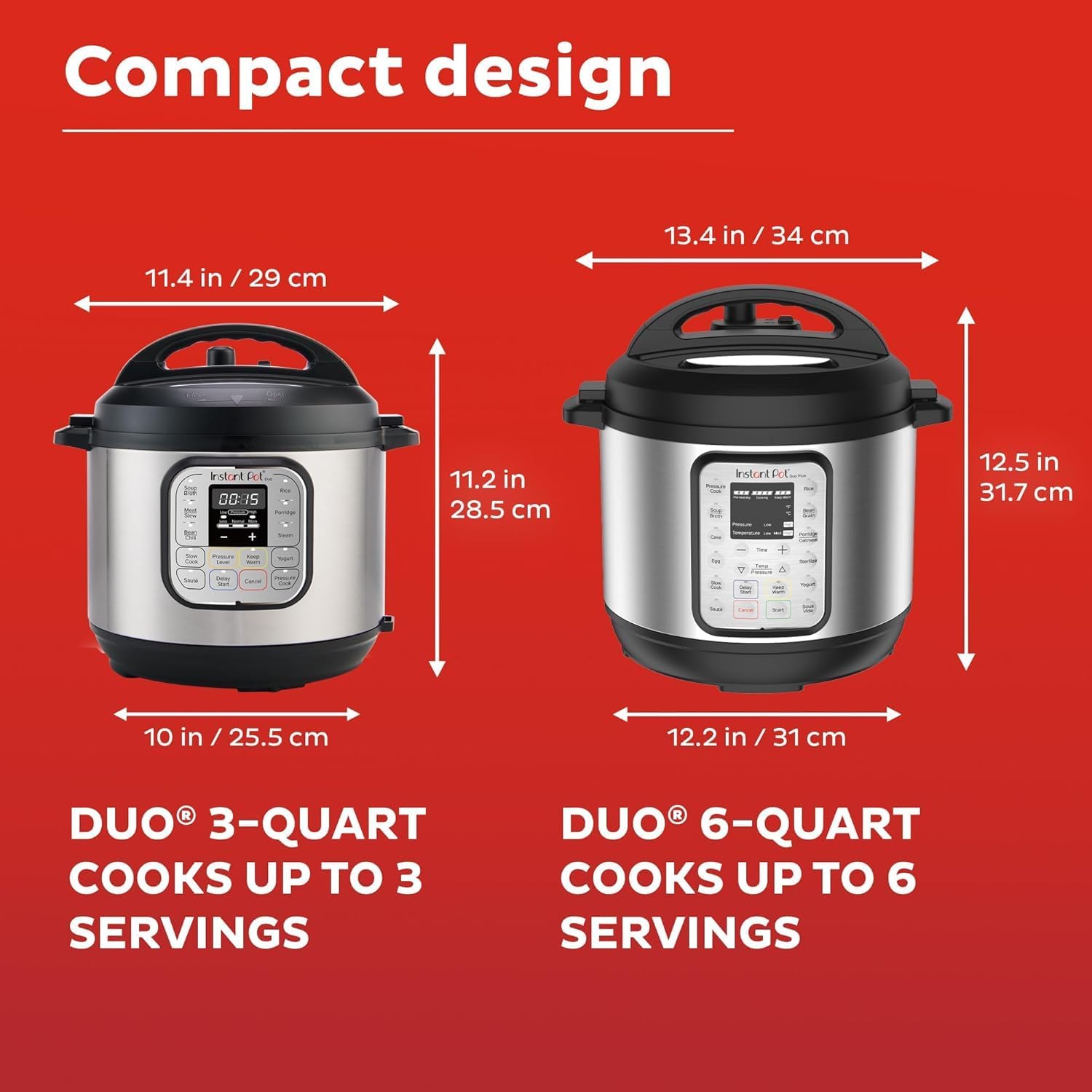 Detalle de Instant Pot IP-DUO60 6-Quart Multifunction Pressure Cooker (7-in-1)