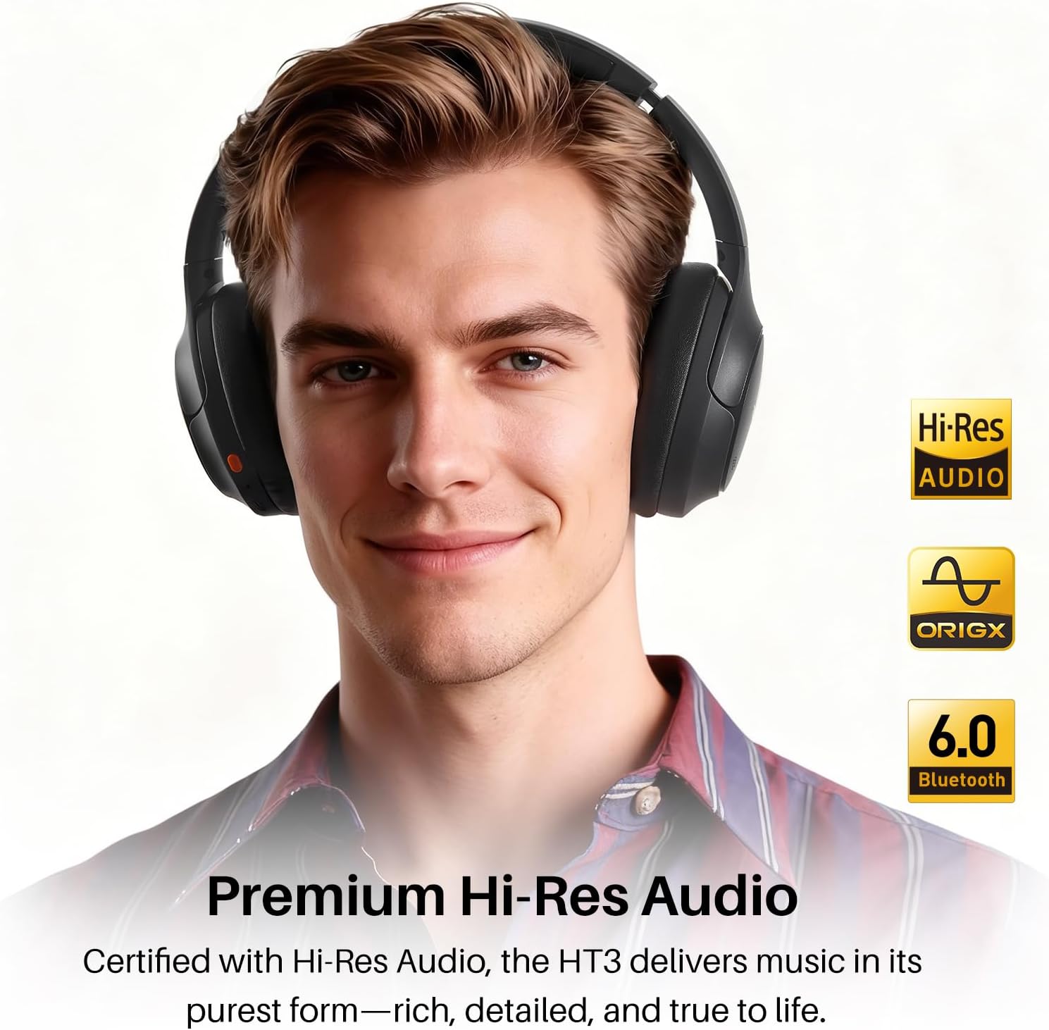 Detalle 2 de TOZO Wireless Headphones, 90-Hour Battery