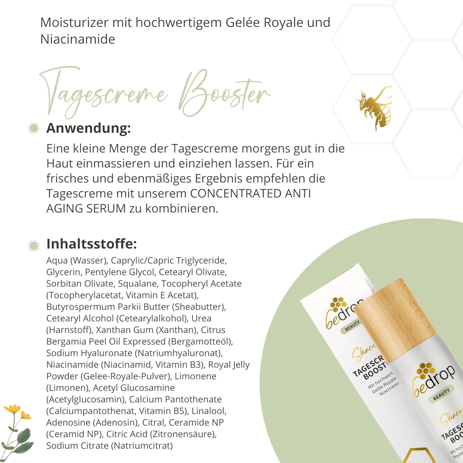 Thumbnail 4 de bedrop Tagescreme Booster Gelée Royale Niacinamide 50 ml