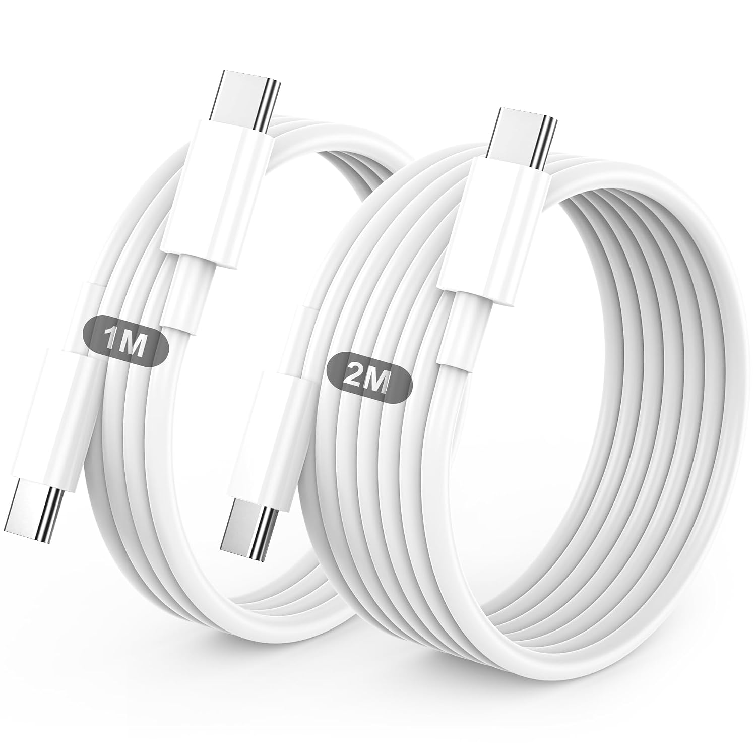 Detalle de Cavo USB C to USB C 60W 1m+2m