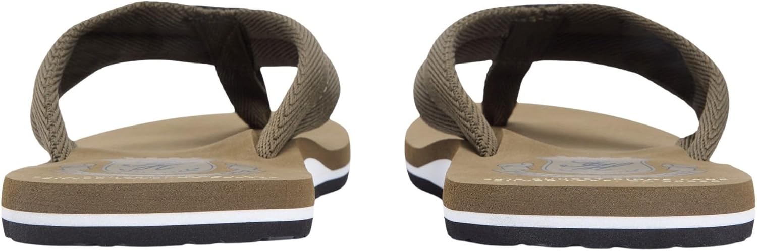 Detalle de Tommy Hilfiger Men's Patch Hilfiger Beach Sandal Fm0fm05804 Flip Flops