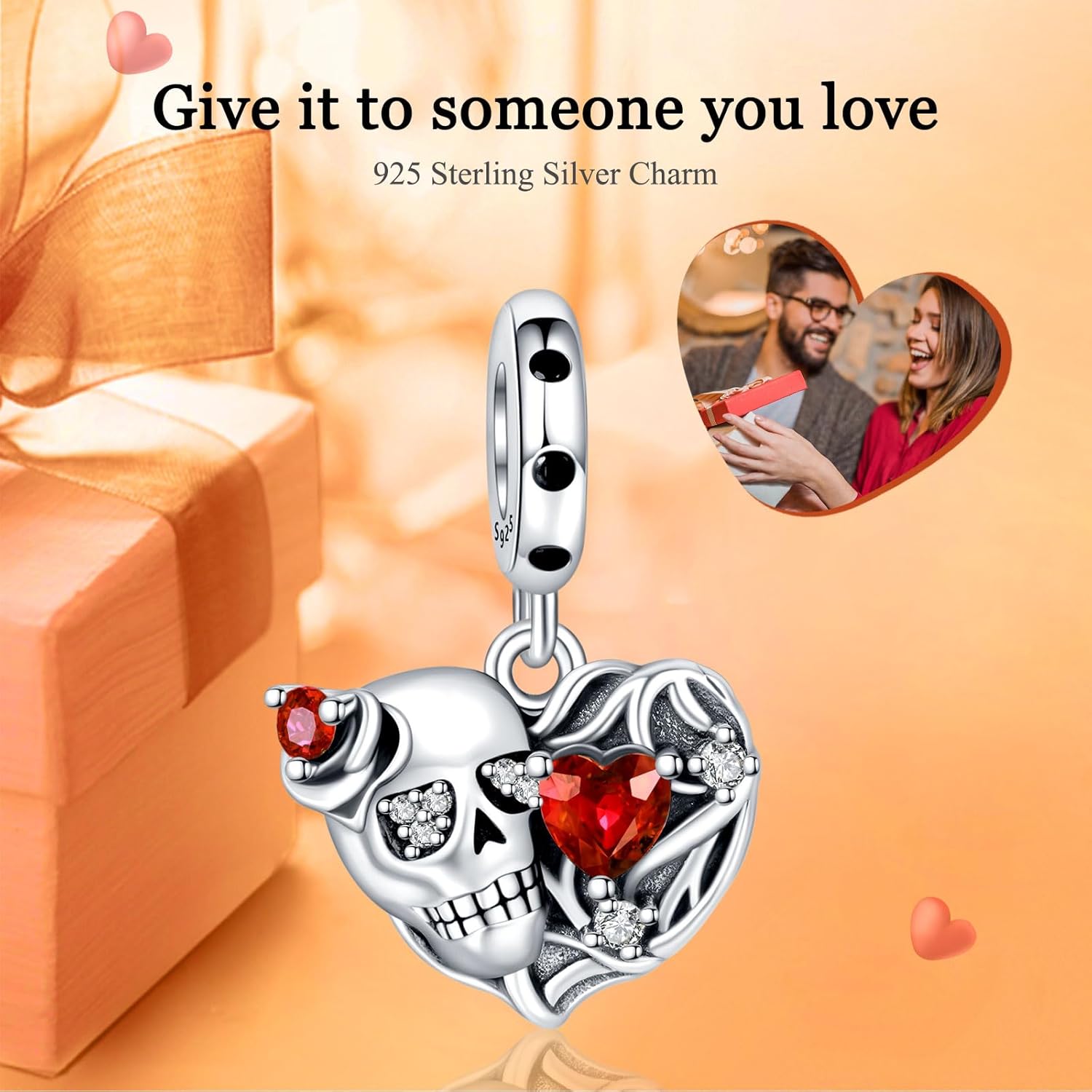 Thumbnail 1 de Rimgoris 925 Sterling Silber Charm für Damenarmbänder – Liebe / Ewige Liebe