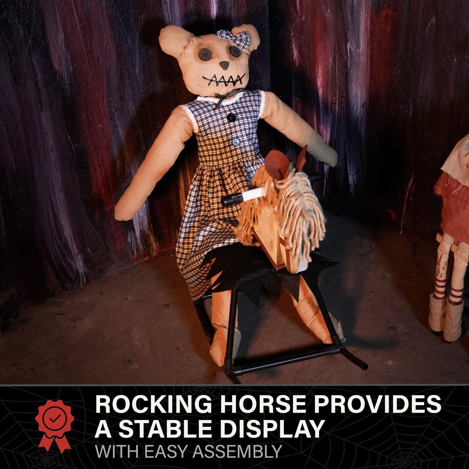 Detalle de Haunted Hill Farm Bear Animatronic, 2.1-Ft.