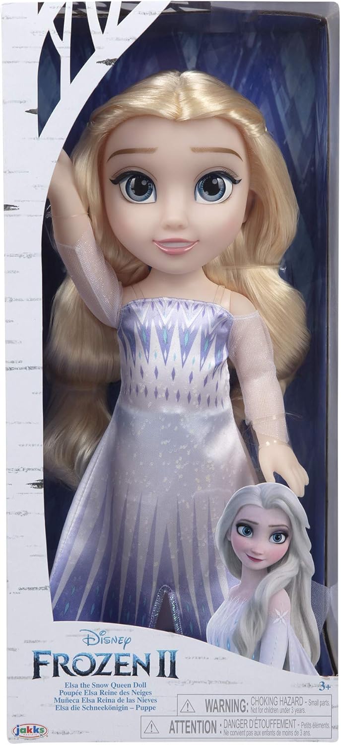 Thumbnail 6 de Disney Frozen 2 Elsa Puppe (35 cm) – bewegliche Schneekönigin im Modekleid, für Mädchen ab 3 Jahren