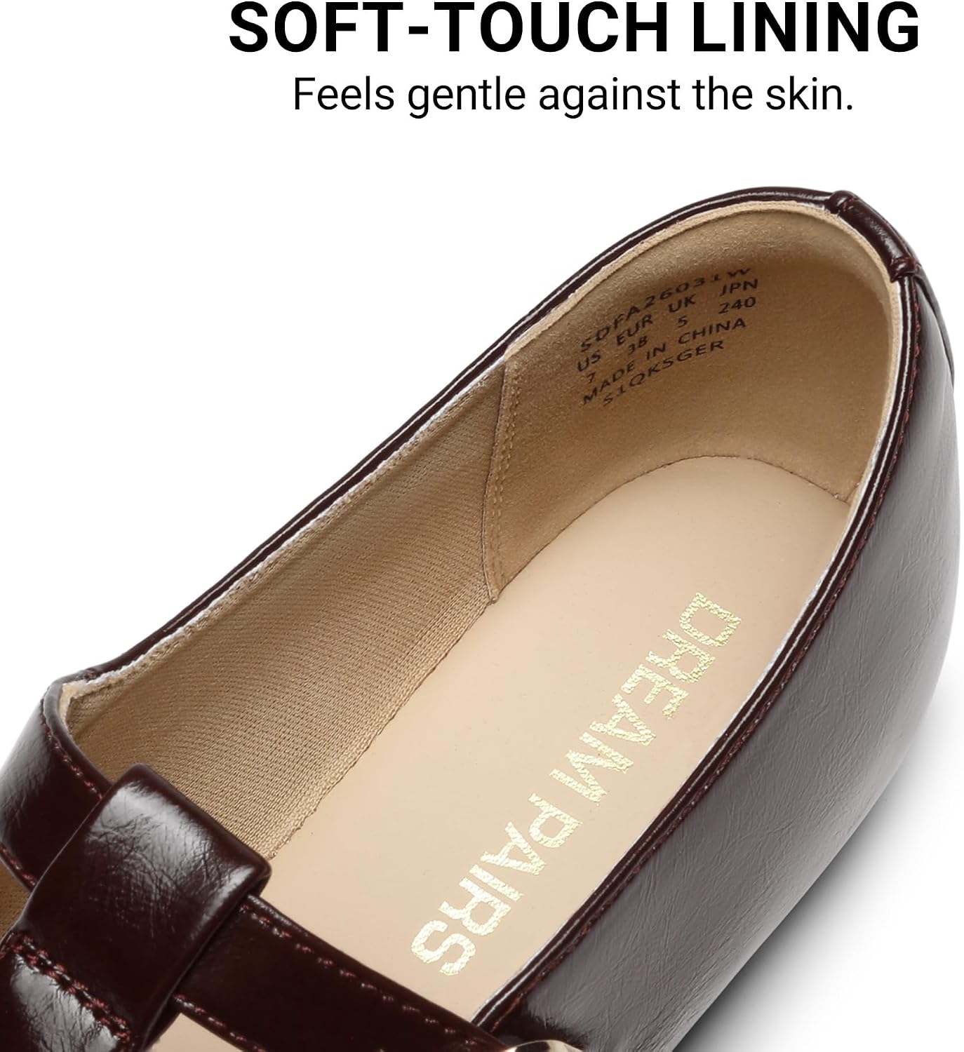 Detalle 1 de DREAM PAIRS T-Strap Mary Jane Flats