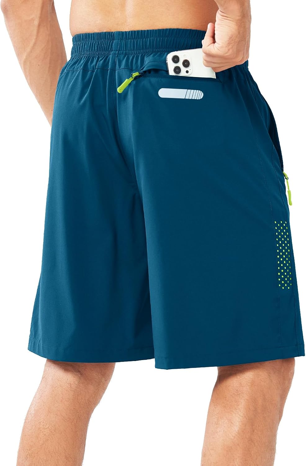 Detalle de NORTHYARD Men's Athletic Running Shorts, 3 Zipper Pockets, 5"/7"/9" Inseams