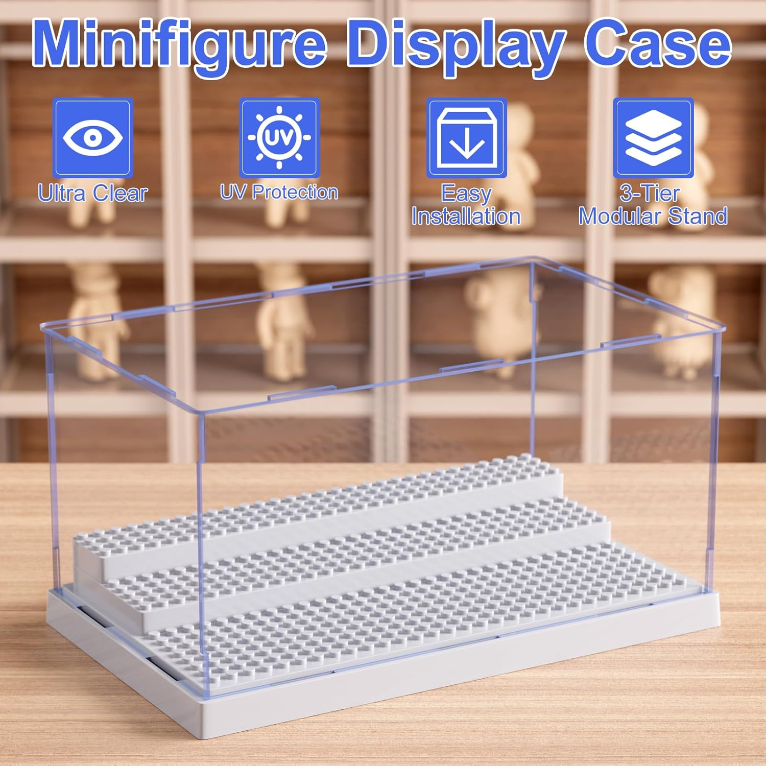 Thumbnail 1 de Mlikero Display Case for Minifigures and Collection Bricks