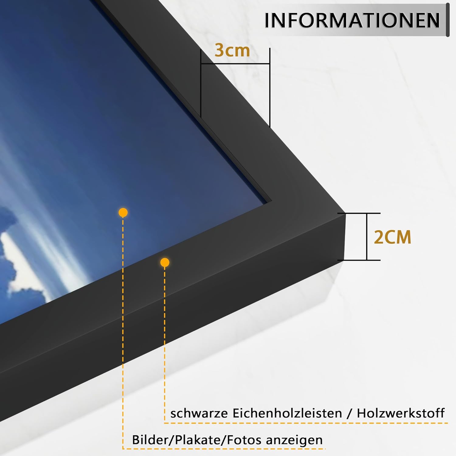 Thumbnail 1 de Tinkeps Bilderrahmen 50 x 70 cm 3er Set