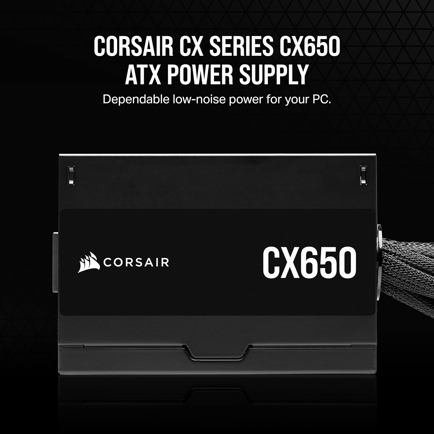 Detalle de Corsair CX650 650W 80 Plus Bronze Non-Modular Power Supply (UK)