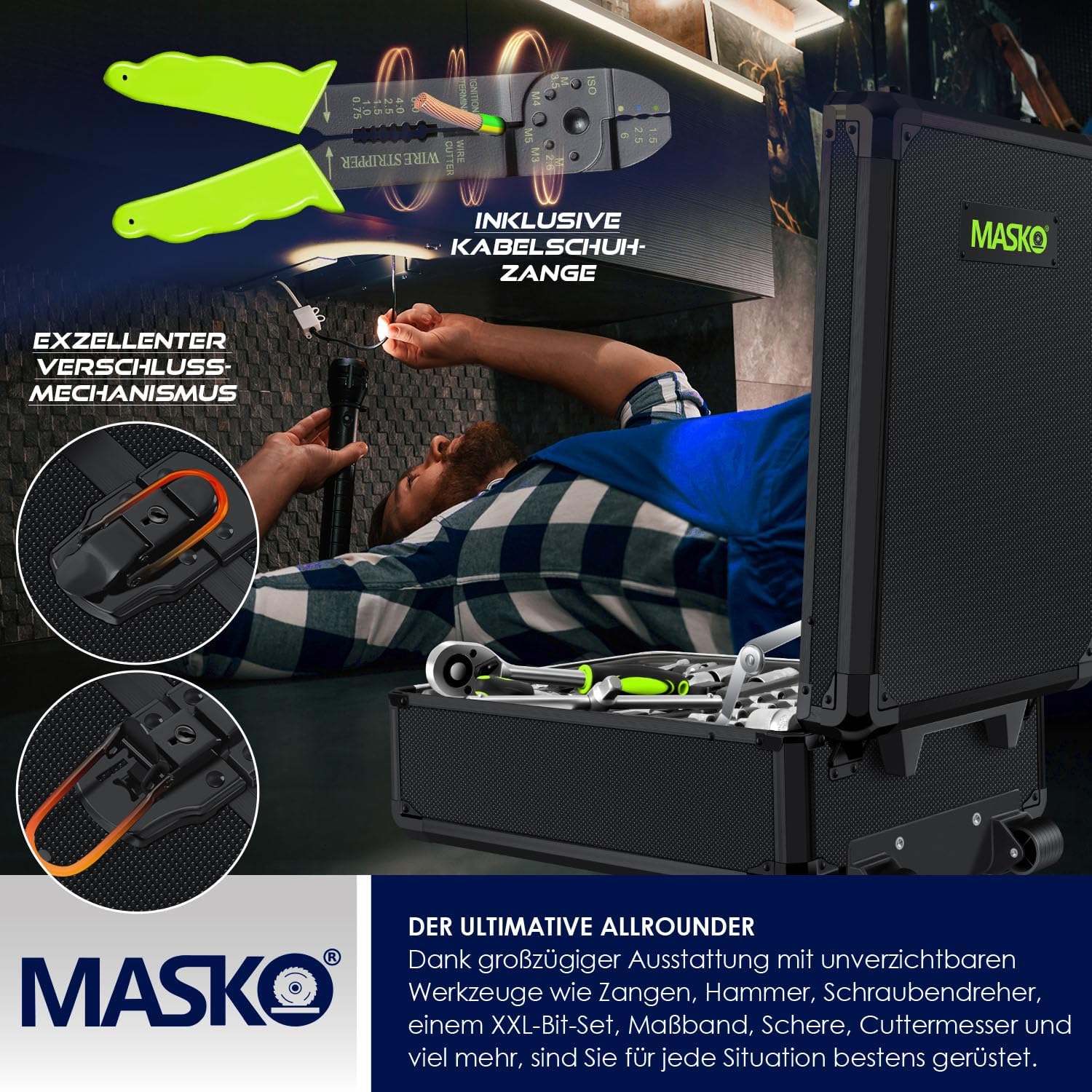 Thumbnail 3 de MASKO Werkzeugkoffer 1400-teilig Profi-Set