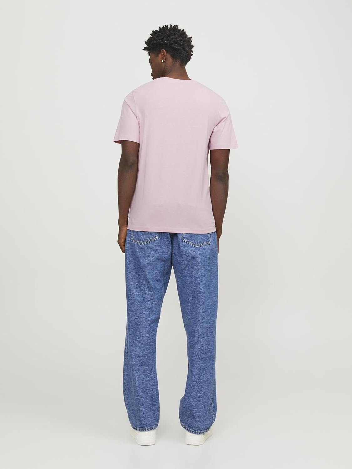 Detalle de JACK & JONES Herren Jjeorganic Basic Tee Ss O-Neck Noos T-Shirt (1er Pack) – Basic Baumwollshirt