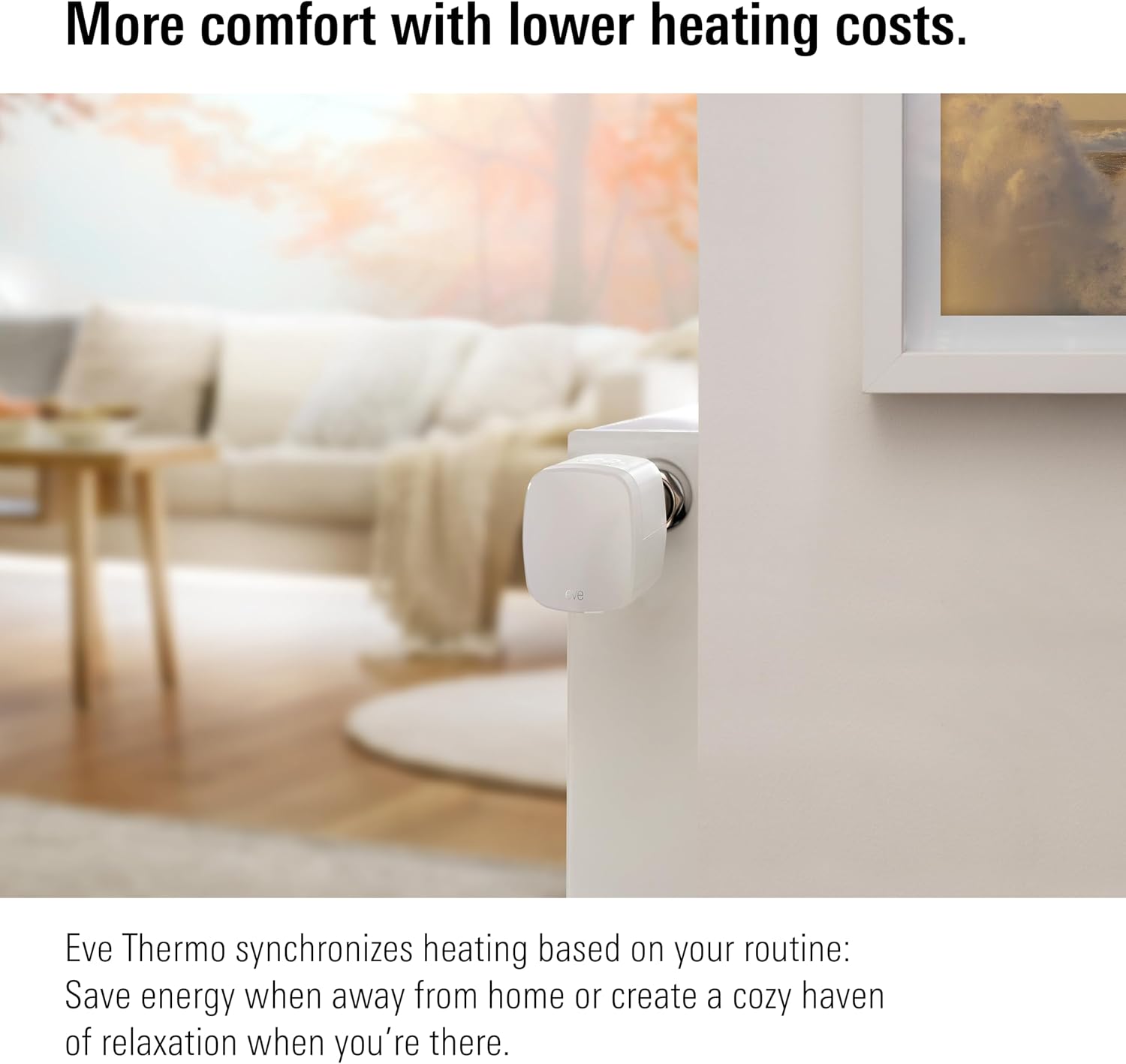 Detalle de Eve Thermo valvola termostatica smart Matter 4ª gen