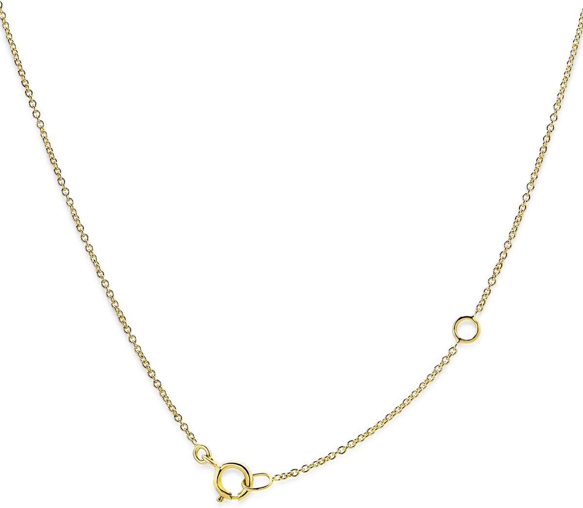 Thumbnail 2 de Orovi Collana Donna in Oro 9Kt Giallo con Ciondolo Infinity, Ø 47,5 cm – Ipoallergenico, confezione regalo
