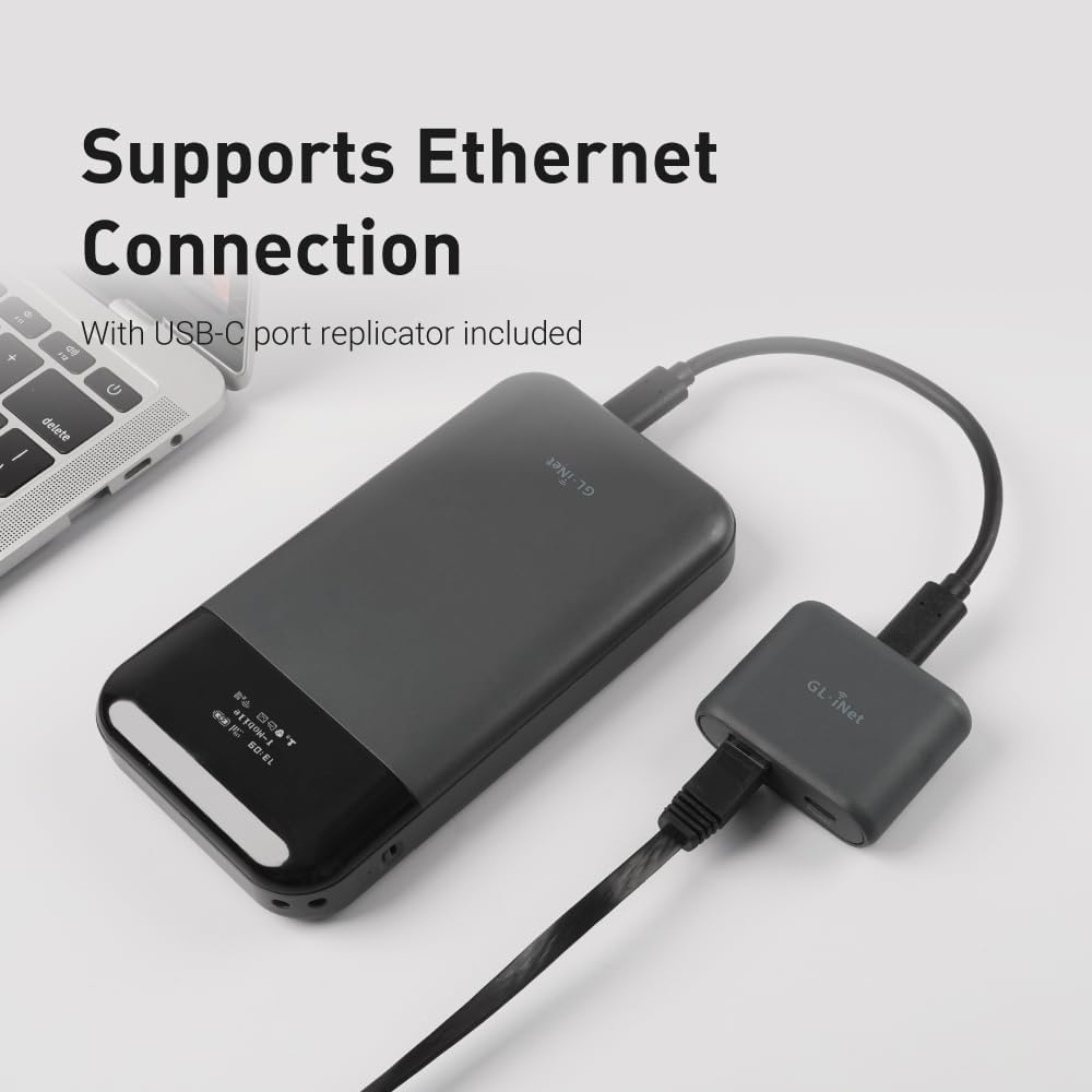 Detalle 2 de GL.iNet GL-E750V2 (MUDI) 7000mAh Portable Hotspot