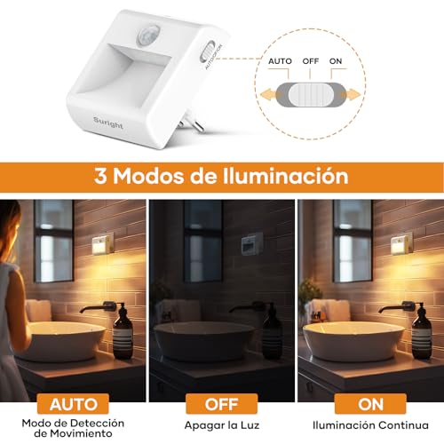 Thumbnail 1 de Suright Luz Nocturna Infantil 2 Piezas