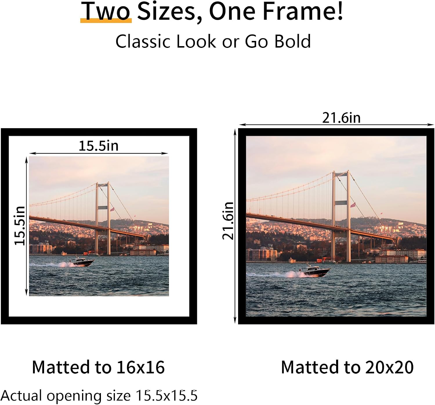 Detalle 2 de YESKAY Picture Frames, 20x20