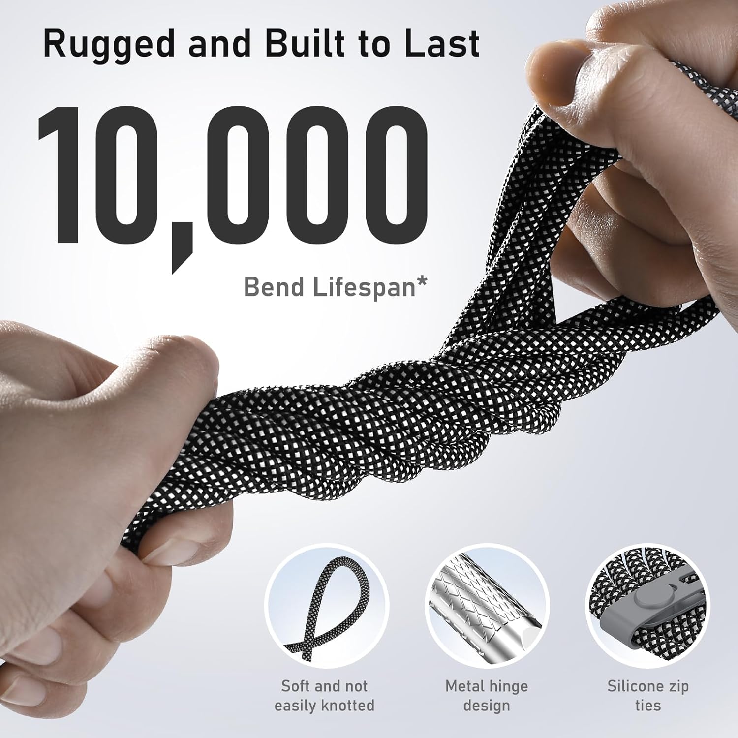 Detalle 2 de PINGXIN USB C to USB C Cable 10ft